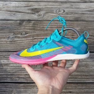 New Men Nike Zoom Victory 5 XC Lakeside Opti Yellow Track Shoes